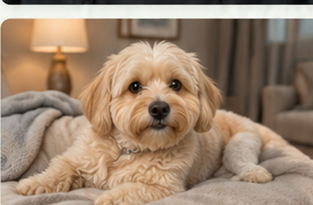 Small dog resting comfortably during overnight care